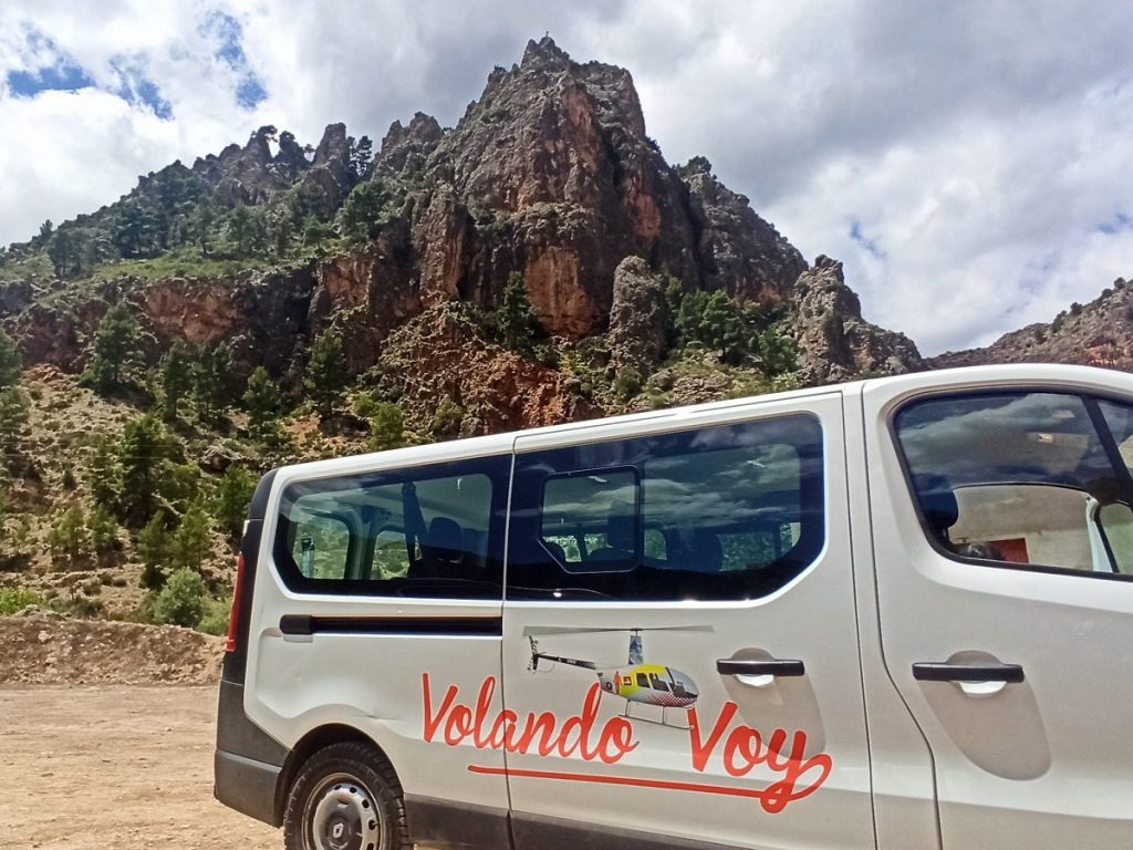 Volando Voy por la Sierra del Segura, tiene parada en Aýna