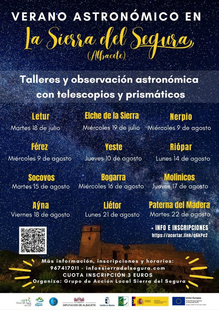 Verano Astronómico en la Sierra del Segura