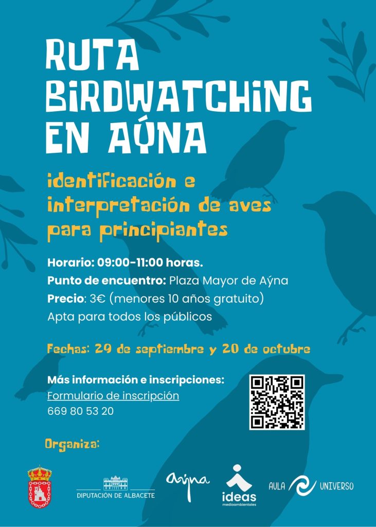 Rutas BIRDWATCHING en Aýna