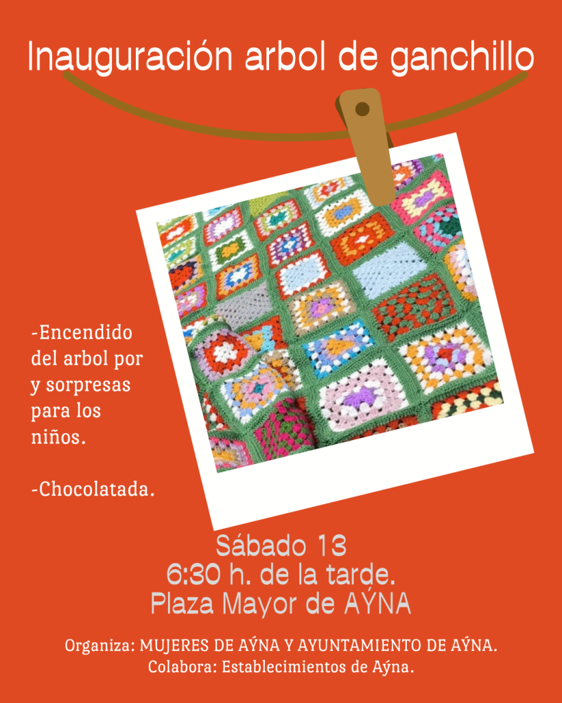 árbol de ganchillo en Aýna
