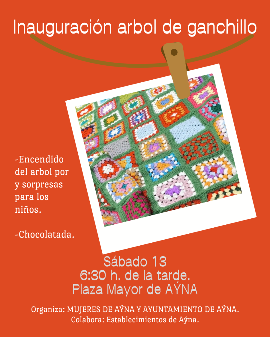 árbol de ganchillo en Aýna