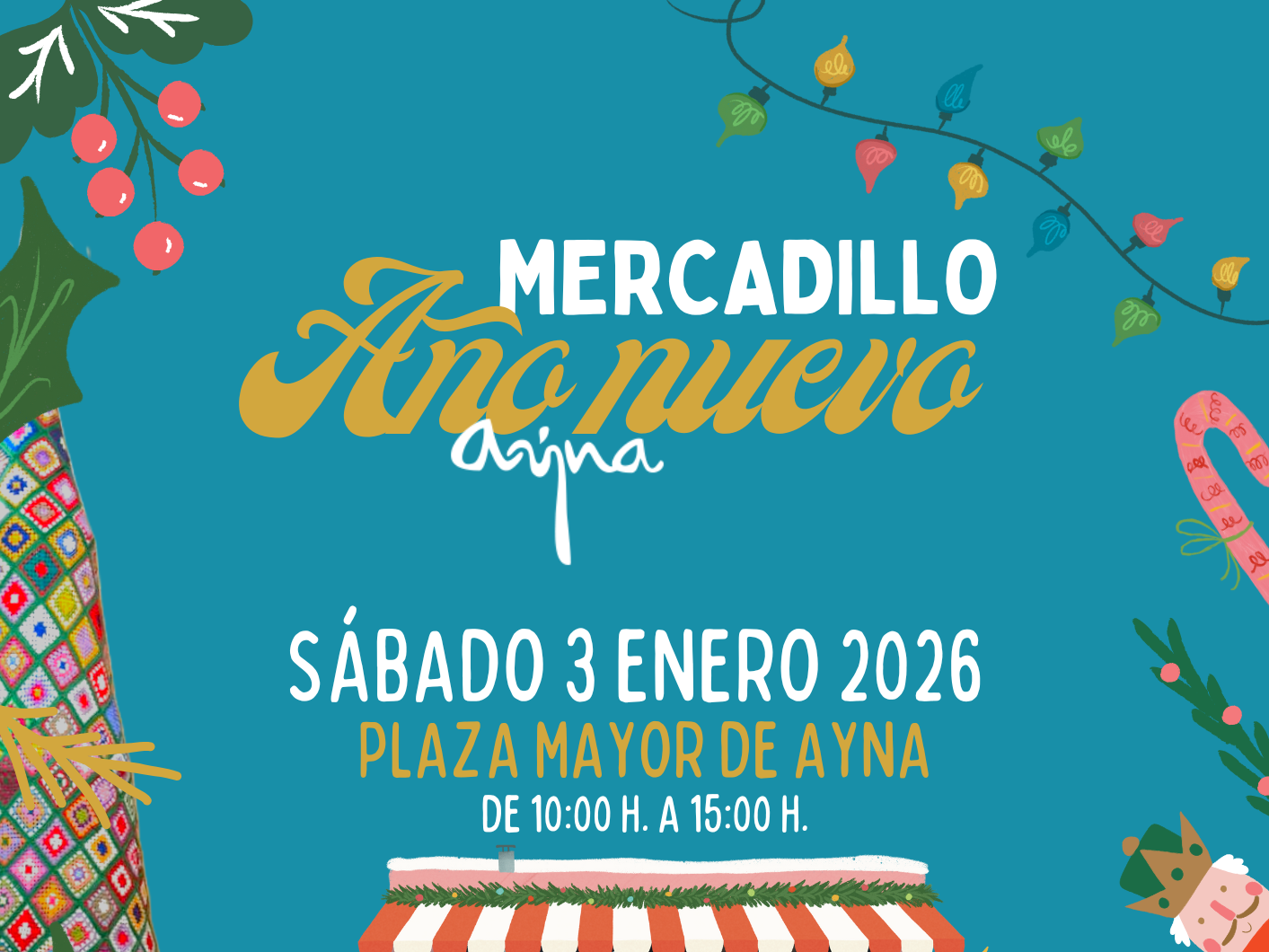 mercadillo artesanal Aýna 2026