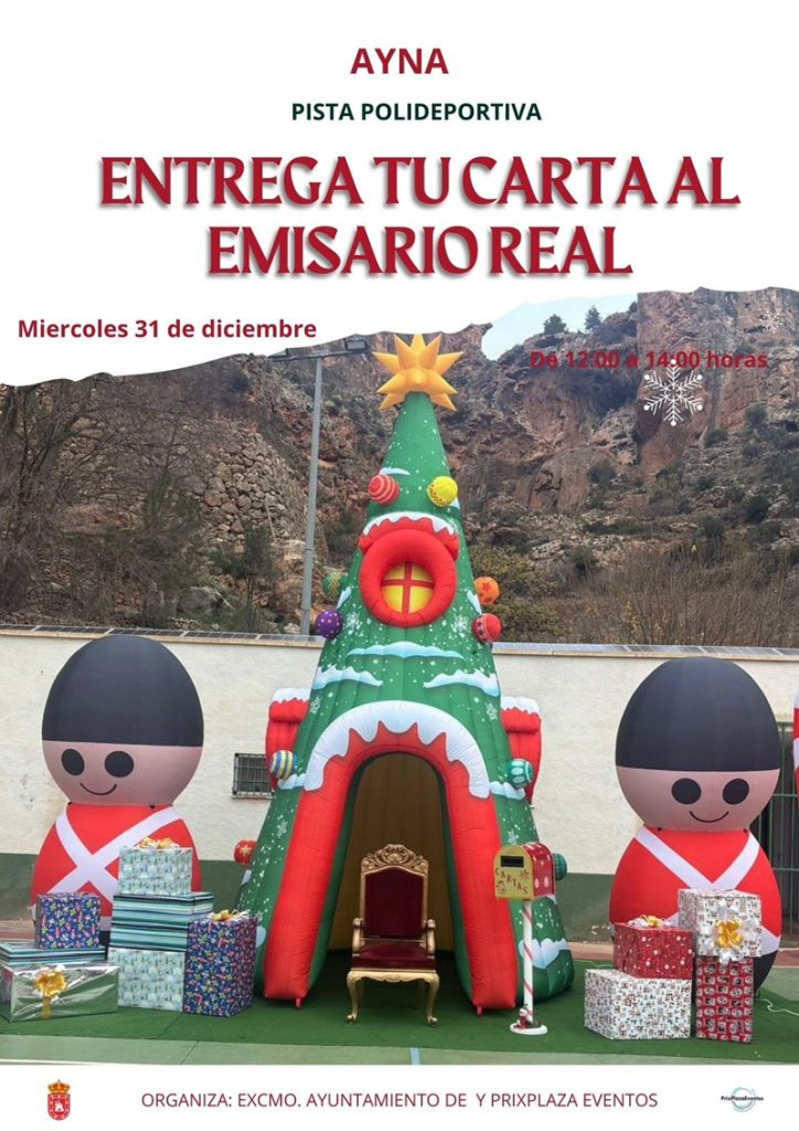 Aýna recibe al Emisario Real para llenar de ilusión la Navidad.