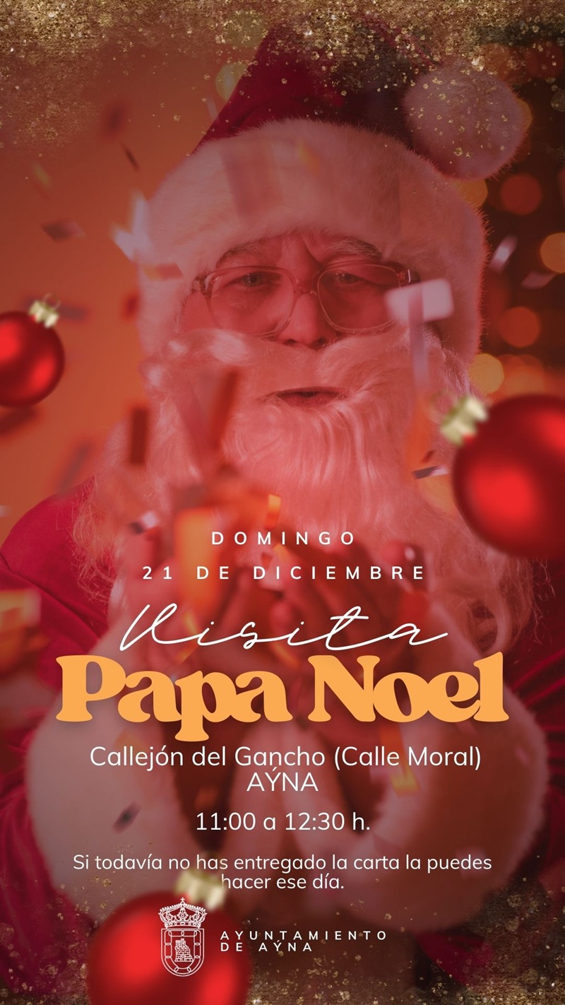 visita papa noel Ayna visita papa noel ayna