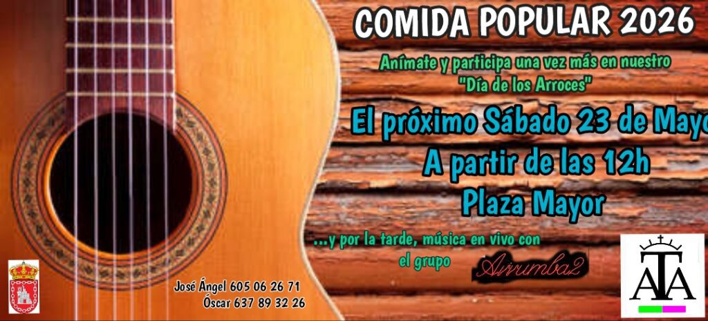 Aýna vuelve a disfrutar del “Día de los Arroces 2026” con música, convivencia y gran ambiente.