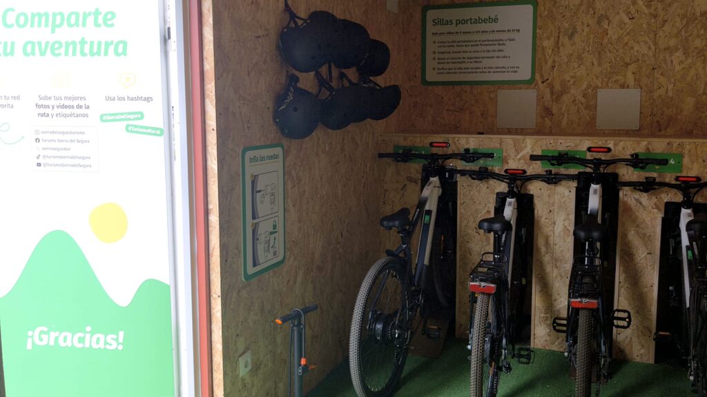 alquiler bicicletas eléctricas Aýna